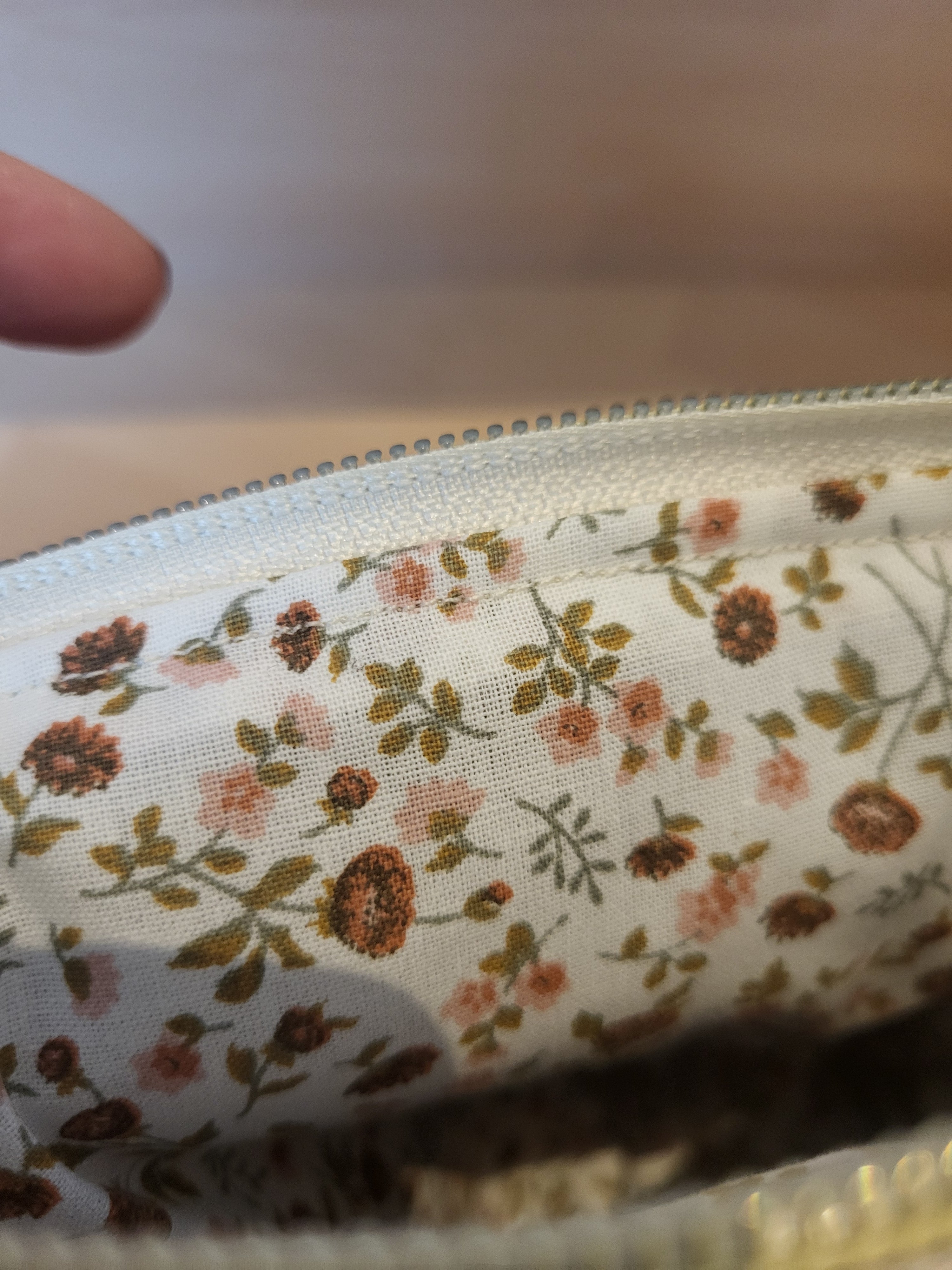 Trousse nid d’abeille chataigne